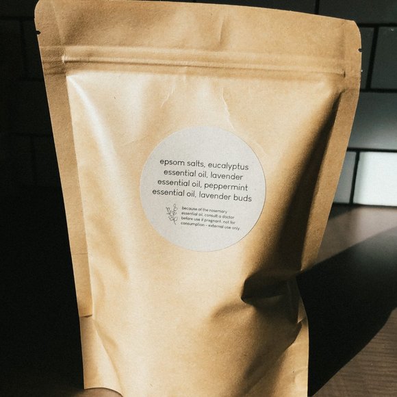 Lavender, Eucalyptus, Peppermint Bath Salts - Picture 3 of 3